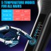 Bcway Professional Hair Straightener, 2.16'' Extra-Large Floating Titanium Flat Iron for Hair, 30s Instant Heating Straightening Iron with 5 Adjustable Temp, Anti-Static Hair Iron for All Hair Types