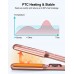 Bcway Hair Straightener, 1.5" Wide Plate Flat Iron for Hair with Adjustable Temperature 250°F-450°F, Digital LCD & PTC Heater, 3D Titanium Floating Plates 2-in-1 Hair Iron for All Hair Types