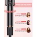 Bcway 3 Barrel Beach Waver Curling Iron Wand, Professional Hair Crimper with LCD Temp Display and Adjustable 210°F-450°F, 1 Inch Hair Waver Intant Heat Up Hair Curler for All Hair Types