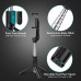 Bcway Selfie Stick Tripod Bluetooth, Mini Compact Phone Tripod, Lightweight Travel Tripod with Remote, Compatible with iPhone 13/13 Pro/Mini /12/12 Pro/11/11 Pro/XS/XR, Galaxy Note 20/S20 and More