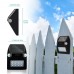 Solar Lights Outdoor, Bcway Waterproof 180° Sensing Range Dual Motion Sensors Security Night Light Solar Wall Lights with 12 RGBW LED for Yard Driveway Patio Garden Path 